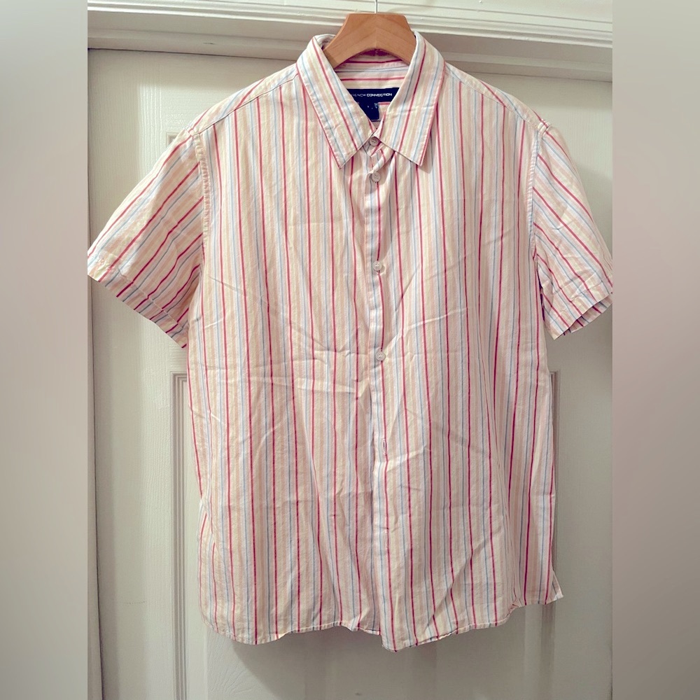French Connection Short-Sleeve Button Down